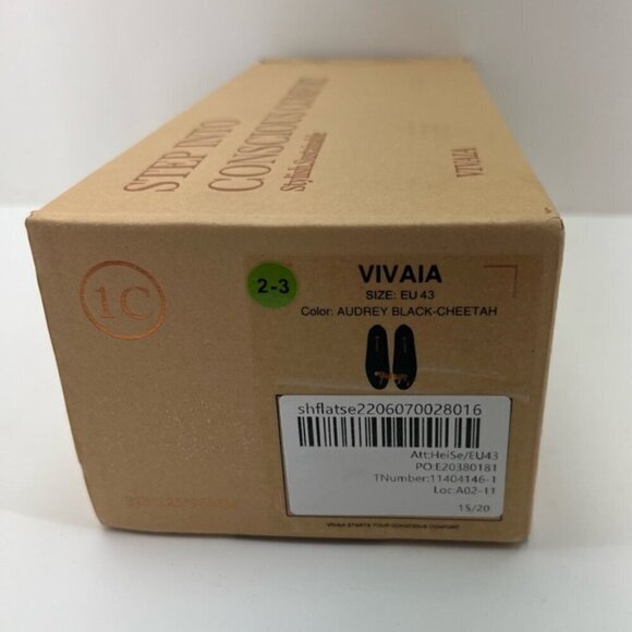 Vivaia, Women's Round-Toe Embroidered Loafers (Audrey) - Black-Cheetah. Size: 43 - Picture 10 of 16